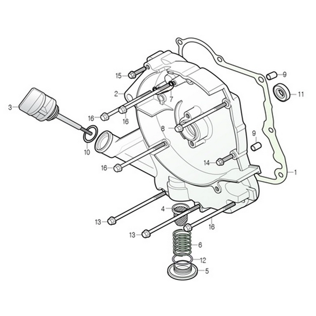DAELIM YC125 (DL125ARM) YAG FILTRE TAPASI #DL125-ARM E0605